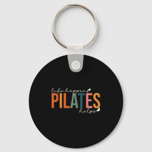 Chaveiro A vida acontece pilates ajuda motivação para trein