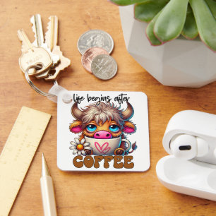 Chaveiro A Vida Começa Depois do Café