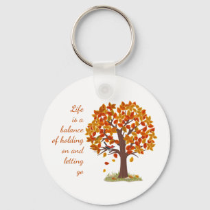 Chaveiro A Vida da Árvore do Autumn da Watercolor é a Cotaç