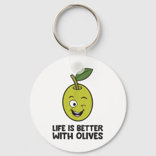 Chaveiro A Vida Do Oliva É Melhor Com As Azeitonas _1