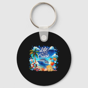 Chaveiro A Vida É Melhor Em Um Cruzeiro Hawaii Beach Summer