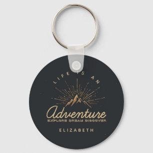 Chaveiro A vida é uma descoberta de sonho do Adventure Expl