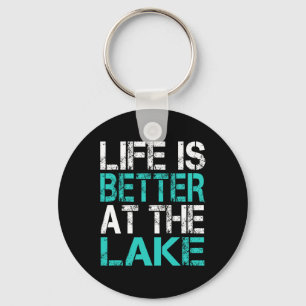 Chaveiro A Vida Engraçada É Melhor No Lago Camping Summer V