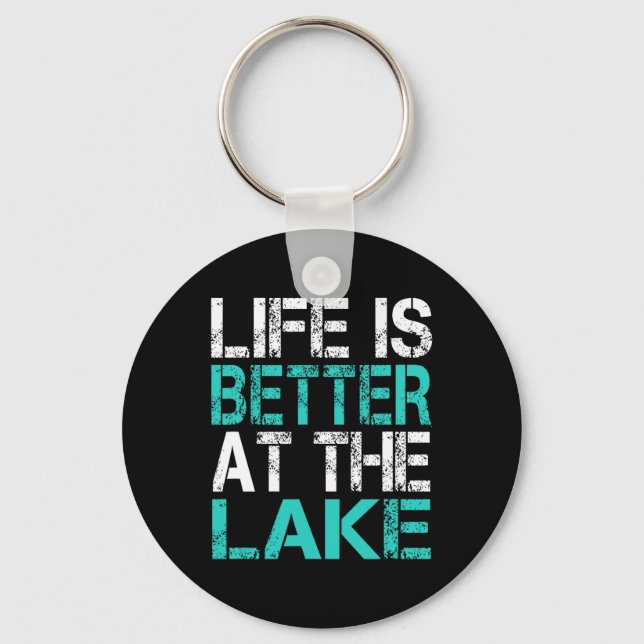 Chaveiro A Vida Engraçada É Melhor No Lago Camping Summer V (Frente)