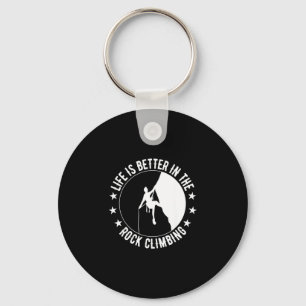 Chaveiro A vida retrô é melhor escalada de rocha ao ar livr