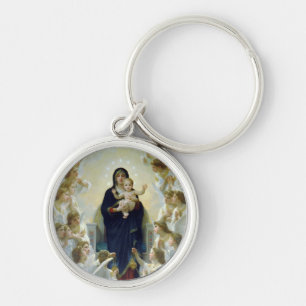 Chaveiro A Virgem com os Angels por Bougeureau