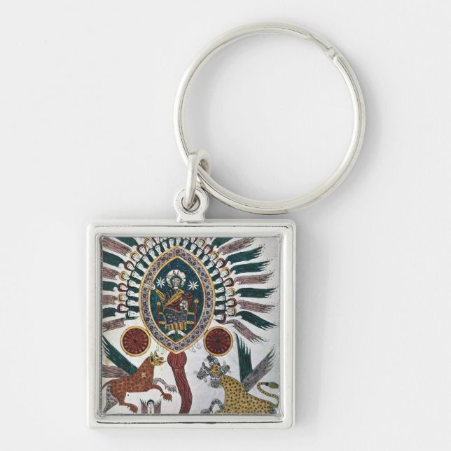 Chaveiro A visão de Daniel de quatro animais e de deus (Frente)