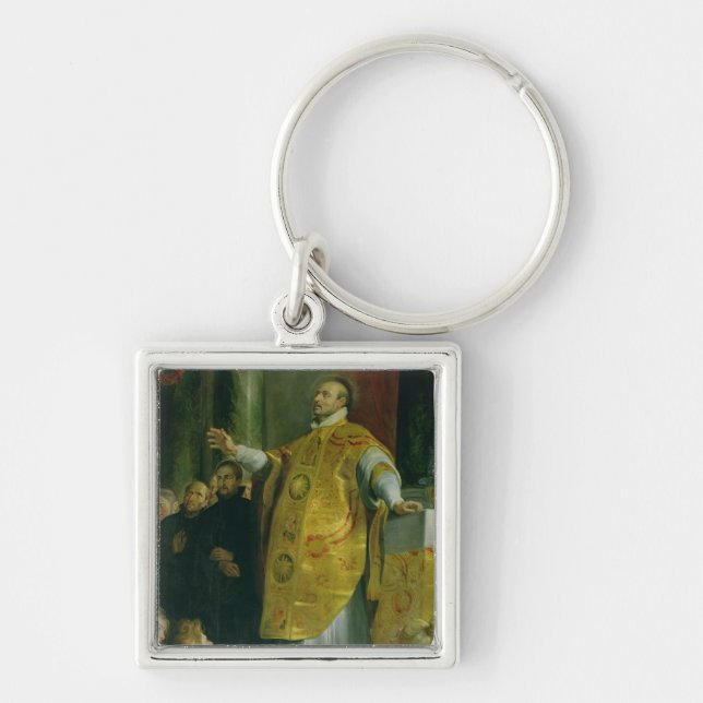 Chaveiro A visão de St Ignatius de Loyola (Frente)
