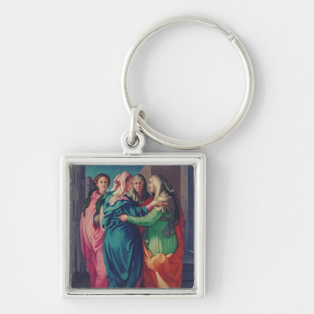 Chaveiro A Visitação por Pontormo Arte Fina Maneirista (Frente)