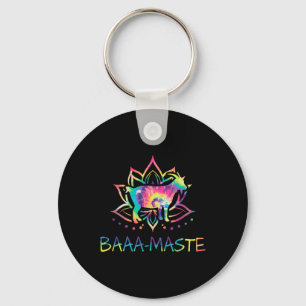 Chaveiro Aa Maste Tinta Dye Cabra Yoga Lótus Mandala Humor 