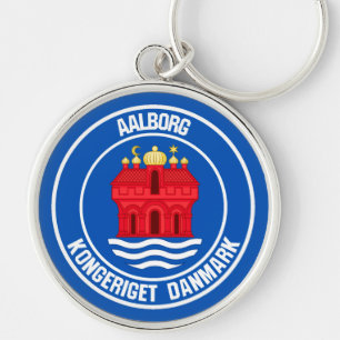 Chaveiro Aalborg Round Emblem