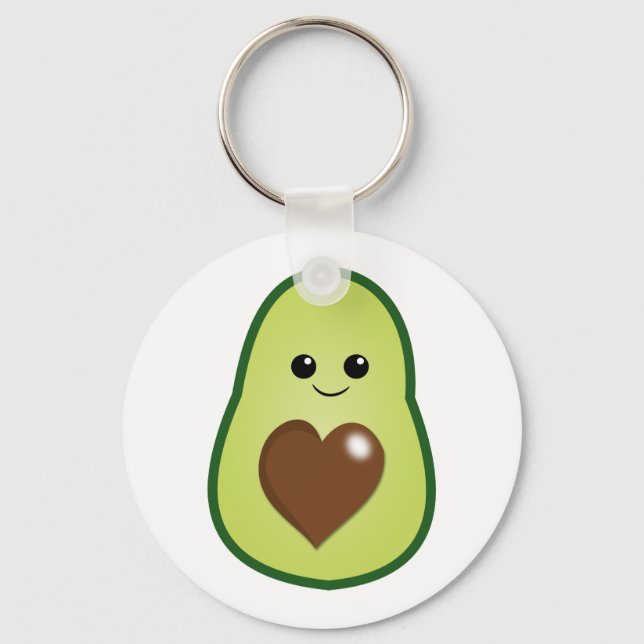 Chaveiro Abacate Fofo (Frente)