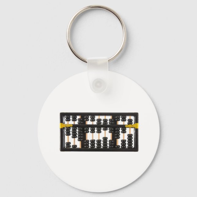 Chaveiro Abacus de madeira velha (Frente)