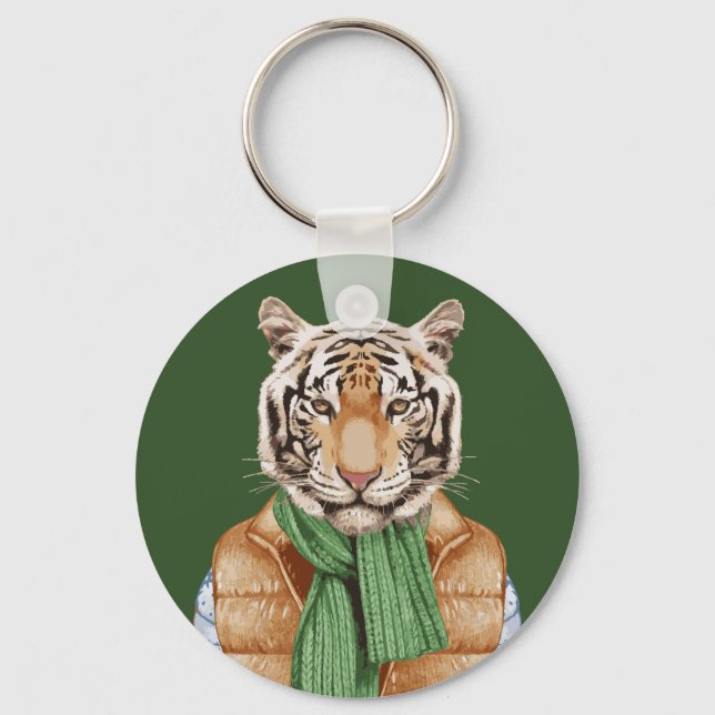 Chaveiro Abaixo Vest Tiger (Frente)