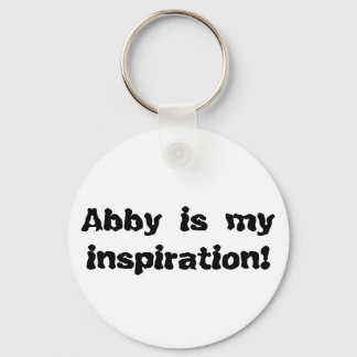 Chaveiro Abby é minha inspiração