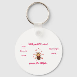 Chaveiro Abehas personalizadas para o dia dos namorados