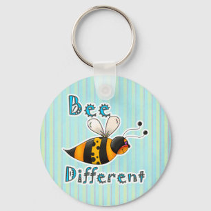 Chaveiro Abeja Bumble Manchada Diferente