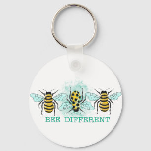 Chaveiro Abelhas de Bumble Diferente Trio