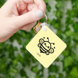 Chaveiro Abelhas de Mel Doce - Arte da Linha de Enfermeiro