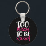 Chaveiro Abençoado Demais Para Estressar A Cotação Inspirad<br><div class="desc">Muito abençoado para ser estressado. A celebração de Ação de Graças inspiradora e motivacional cita design com afirmações positivas e slogan de vida. Legal mercadoria da tipografia vintage com mensagem de empoderamento e uplifagem para vestir durante o janto de Ação de Graças. Espalhar estas palavras de sabedoria e inspirar os...</div>