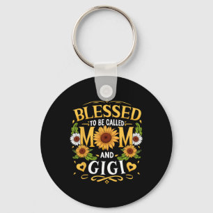 Chaveiro Abençoado Seja Chamado Mãe E Mãe De Girassol Gigi