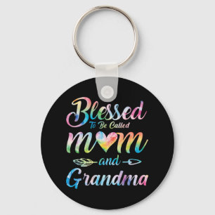Chaveiro Abençoado Seja Chamado Mãe E Vovó Mãe Floral