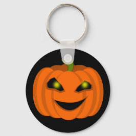 Chaveiro Abóbora Assustadora de Halloween
