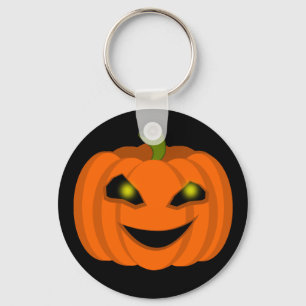 Chaveiro Abóbora Assustadora de Halloween