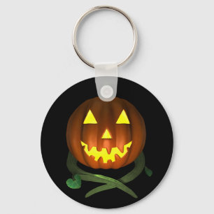 Chaveiro Abóbora de Halloween com vinha