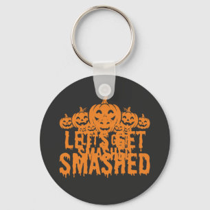 Chaveiro Abóbora de Halloween Vamos Esmagar