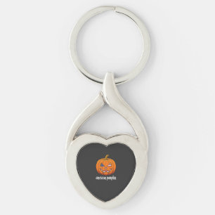 Chaveiro Abóbora Patriótica Americana Halloween Jack O Lant