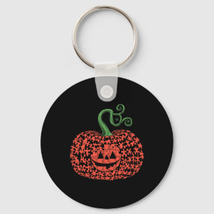 Chaveiro Abóbora Quebra-Cabeça Autismo Halloween Autismo Ho