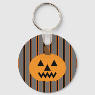 Chaveiro Abóboras de Halloween Divertidas e Elegantes