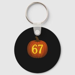 Chaveiro Abobrinha de Halloween Engraçada Seis Sete 67 Jack