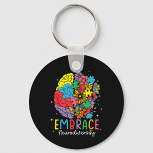 Chaveiro Abraçar a Neurodiversidade Consciência do Autismo 