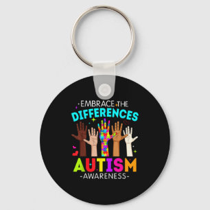 Chaveiro Abraçar as diferenças consciência do autismo autis