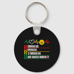Chaveiro Abraçar Kwanzaa É Nossa Humanidade Compartilhada Á