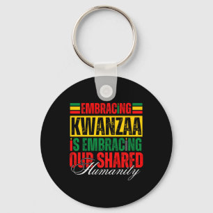Chaveiro Abraçar Kwanzaa É Nossa Humanidade Compartilhada Á