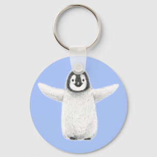 Chaveiro Abraço de Pinguim