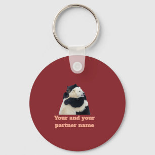 Chaveiro Abraço de Urso Amor (Personalizável)