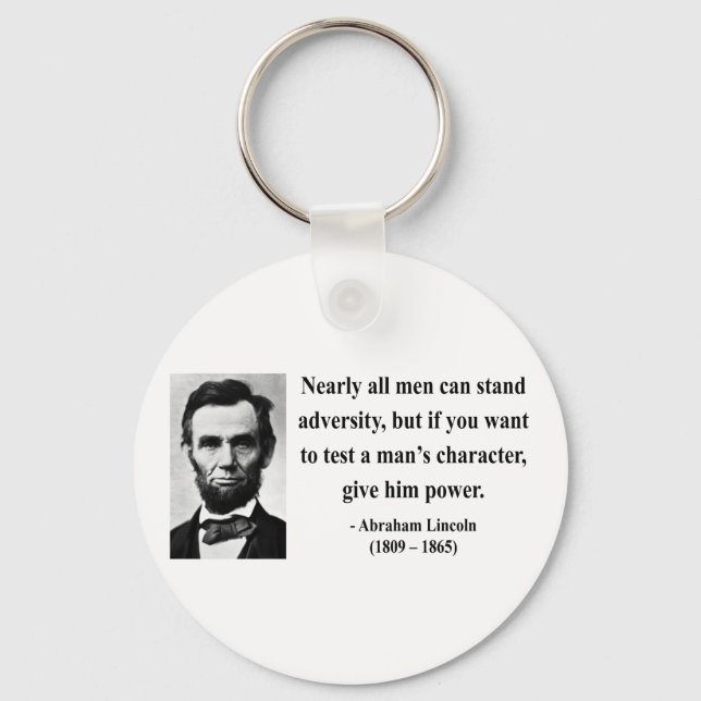 Chaveiro Abraham Lincoln Cotação 6b (Frente)