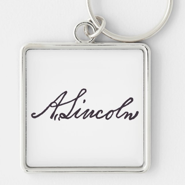 Chaveiro Abraham Lincoln Signature (Frente)