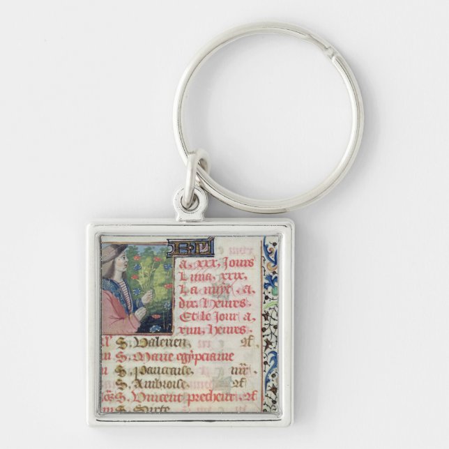 Chaveiro Abril: Flores da colheita (Frente)