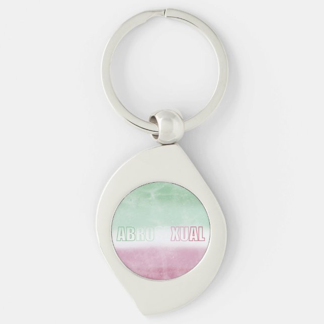 Chaveiro Abrosexual pride flag key ring (Frente)