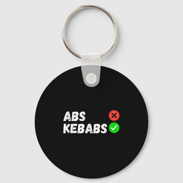 Chaveiro Abs Kebabs, Malhação E Diversão De Foodie (Frente)