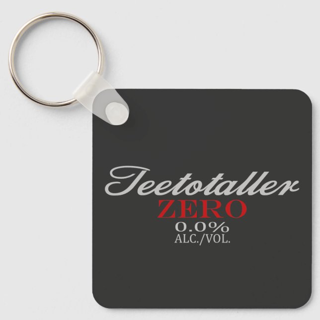 Chaveiro Abstêmio Sem Álcool! (Frente)