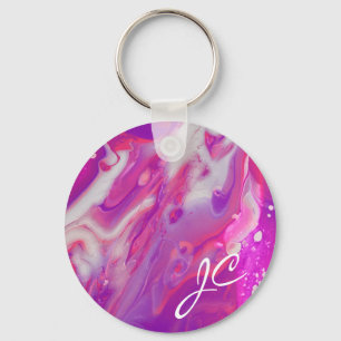 Chaveiro Abstrato acrílico