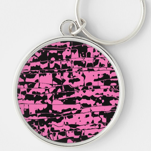 Chaveiro Abstrato Crackle (Frente)