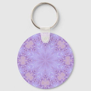 Chaveiro Abstrato de Natal da Seda Lilac