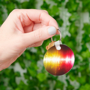 Chaveiro Abstrato de onda de som